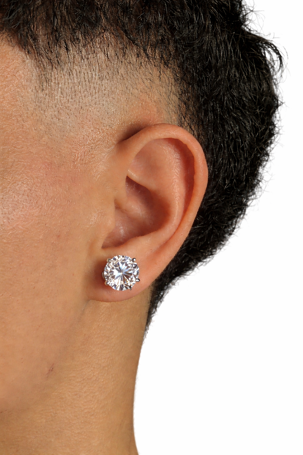 Kolczyki Moissanite VVS – Classic Stud
