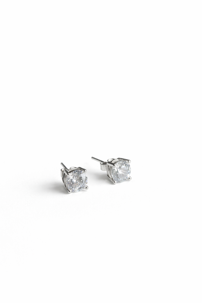 Moissanite VVS Earrings – Classic Stud